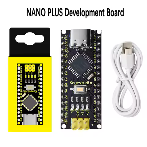 Keyestudio NANO PLUS(Nano ch340) Development Board Compatible with Arduino NANO for Diy Electronic K