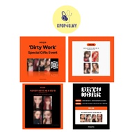 (POB ONLY) AESPA - DIRTY WORK OFFICIAL PRE-ORDER BENEFIT PHOTOCARD KTOWN4U APPLEMUSIC MAKESTAR