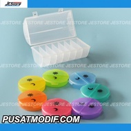 Round Medicine Box (14) 7Box 7Color 2Sec Pill Box 7Day 1Week Medicine Box