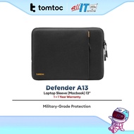 tomtoc Defender A13 Laptop Sleeve A13-C02D for MacBook 13" 360 Protective Water Resistant Laptop Cas