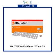 MALTOFER FOL & MALTOFER 100MG CHEWABLE TABLET 30'S