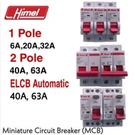 Himel MCB 6A /20A /32A, Automatic and Isolator