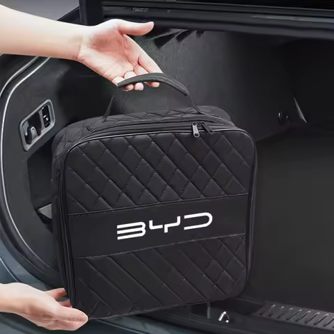 NEV Car Charging Gun Storage Box Trunk Organizer Tool For BYD Atto 3 Song Tang F0 F3 F3R Qing Yuan I