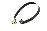Short Slim MINI HDMI Flat HDMI FPV HDMI FPC HDMI Cable Mini HDMI 90 degree to Standard HDMI 90 UP fo