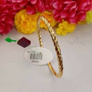 [BG5017] ZHULIAN BANGLE GOLD BANGLE BRACELET SUNDAY GOLD BRACELET