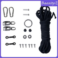 [Baosity2] Kayak Boat Canoe Anchor Trolley Rope Pulley Screws Hardware Accessories