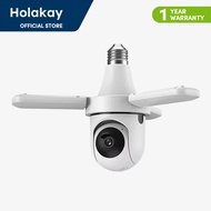 Light Bulb Security Camer,LED Light Bulb Camera 3MP HD Smart Garage Security Camera with AI Human De