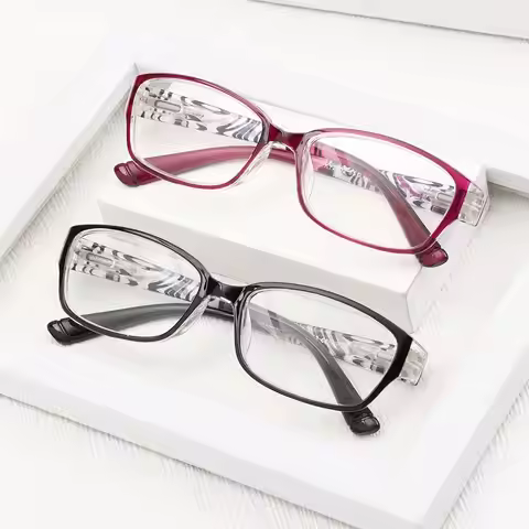 Anti Blue Light Reading Glasses Men Women Fashion Printing Flower Eyes Ultralight Eye Protection Pre