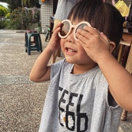圓圓框 兒童太陽眼鏡 彈性軟料 (另有3C抗藍光鏡)