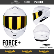 SPYDER Force+ Modular Dual Visor Helmet w/ Free Extra Clear Visor
