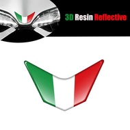 3D Resin Motorcycle Front Fairing Decals Italy Sticker Case for Ducati 959 969 1199 1299 PANIGALE V4
