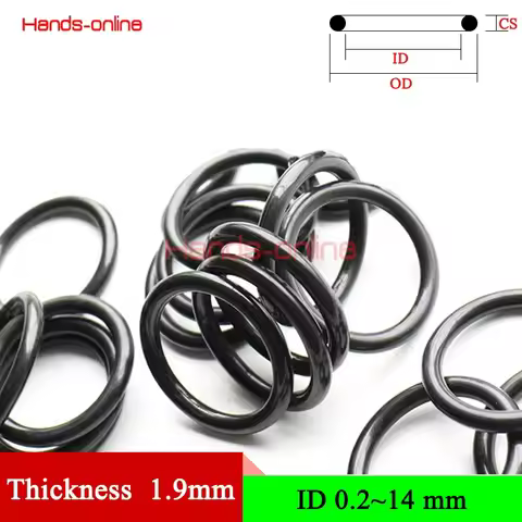 Thickness/CS 1.9mm/0.075in NBR Rubber O Ring O-Ring Oil Sealing Gasket Automobile Sealing Sealing O 