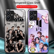 TS-44 BTS ARMY HD Glass Casing for VIVO Y22 Y35 Y75 Y28 Y22S V25 Y55 iQOO Z6