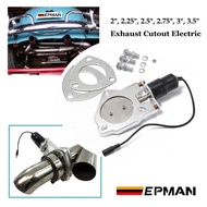 EPMAN 2"/2.25"/2.5"/2.75"/3"/3.5" Electric Exhaust Cutout Remote Control Motor Kit For BMW E36 325 3