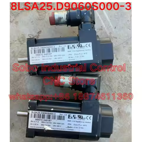 Second-hand Servo motor 8LSA25.D9060S000-3 test Ok