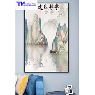 Minimalist Wall Painting 8, Mirror Painting D40x60cm D50x75cm D60x90cm D70x120m