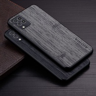 Case for Samsung Galaxy F62 M62 bamboo wood pattern Leather phone cover Luxury coque for samsung gal
