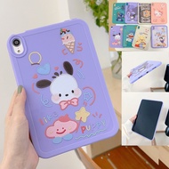 For Samsung Galaxy Tab S8 11.0" S8 Plus 12.4" S8+ 5G SM-X700 SM-X706 SM-X706B/U/N SM-X800 SM-X806 SM-X806B/U/N Cute Cartoon Tablet Case Fashion Photo Frame Painted Pattern Casing