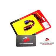 ALUMINIUM HOSE FITTING 180 DEGREE AN6 JDM