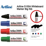 Artline Whiteboard Marker Pen 5100A/5109A/( Big Round Nib/Chisel)