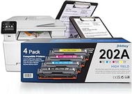 202A Toner Cartridge High Yield Replacement for 202X 202A Works with MFP M280nw M281fdn M281fdw M281