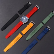 Tropic Silicone Watch Strap 18mm 20mm 22mm for S-eiko for Fossil Wrist Band for Oris Quick Release R