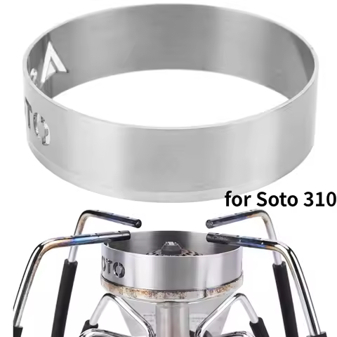 Gather Fire Windshield Gas Stove Burner Cover Windproof Spider Stove Support Wok Ring for Soto 310 S