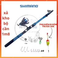 Shimano 1m8 Fishing Rod Set Comes With Full Accessories As Cheap