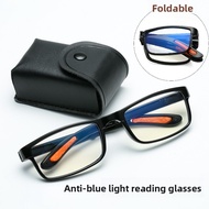 Anti Blue Light Glasses, Foldable Design, for Reading Newspaper, Lightweight, Suitable for Middle-ag