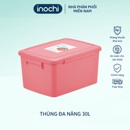 Inochi 30L multi-purpose bin with lid, toy bin, toy bin, plastic bin
