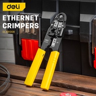 DELI 3 in 1 Ethernet Crimpers (8" / 8P / SK5 Blade ) DL381008
