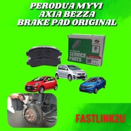 Perodua Myvi Lagi Best Axia Bezza Brake Pad 100% Original