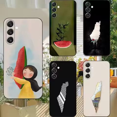 P-Palestine-es-F-Flag MAP Phone Case For Samsung S25,S24,S21,S22,S23,S30,Ultra,S20,Plus,Fe,Lite,Note