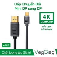 Veggieg MiniDP to DP (V-Z610) Cable