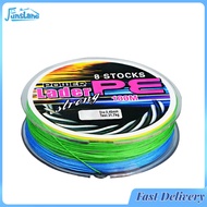 FunsLane 8 Strands Braided Fishing Line Sensitive Braided Lines Super Performance PE Fishing Line Ex