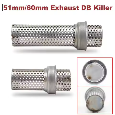 50.8mm 60mm Motorcycle Exhaust DB Killer Muffler Silencer Escape Sound Reducer for Yoshimura for SC 