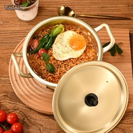 Korean Instant Noodles Pot Small Cooking Pot Korean Ramen Pot Household Net Red Instant Noodles Cooking Pot Induction Cooker Soup Pot Aluminum Pot