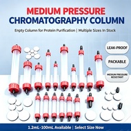 B&M Medium Pressure Chromatography Column 1ml-100ml Empty Column Protein Purification Prepackable Co