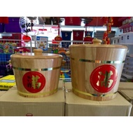 6KG / 12KG WOODEN RICE BUCKET 实木米桶 木米桶