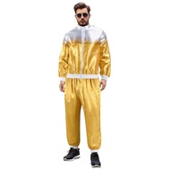 Oktoberfest Suit 70s 80s  Disco Outfit  Role Play Beer Party Costumes Tracksuit
