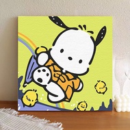 Paint by numbers20cm Line Puppy Number Anime Pattern diy Hand-Filled Oil Painting Manufacturer 11.6