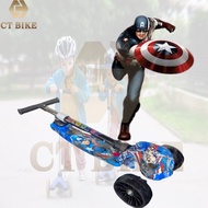 Skuter Budak Kids Scooter Scooter for Kids Foldable and Adjustable Kids Scooter with LED Light