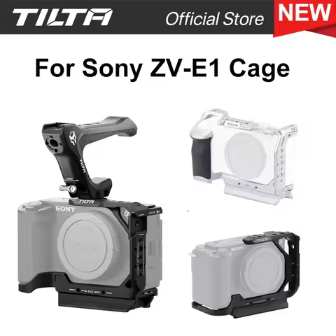 TILTA Camera Cage For Sony ZV-E1 ZVE1 cage Camera Cage Kit TA-T35-A-B with Silicone Grip Dslr Rig Co