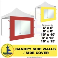 Canopy SIDE WALLS Only   //   SIDE COVER   [ JOO EAST ] Tutup Tepi Khemah Pasar Malam