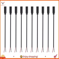 【pwlydc1g】10Pcs Replacement 3.5mm Female Jack to Bare Wire Open End 2 Pole Mono 1/8 Inch 3.5mm Jack 