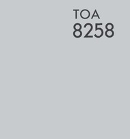 TOA Paint 4seasons ด้าน ภายใน (1/4กล. 1กล. 2.5กล. )( เฉดสี เทา ) สีผสม ทีโอเอ สีน้ำ สีทาอาคาร สีทา