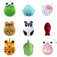 Wired Mouse-Hello Kitty Cat Head - Dolphin Wired Mouse - Rabbit Wired Mouse - Panda Wired Mouse - Re