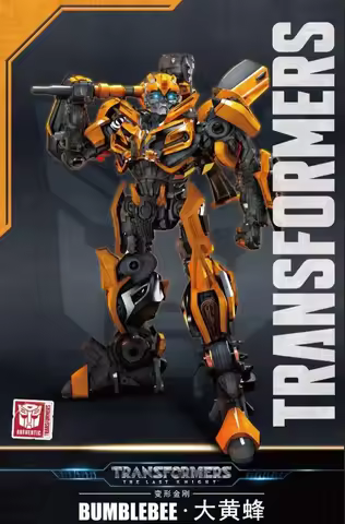 Trumpeter Transformer Bumblebee from The Last Knight Bumblebee Movie (3.5" Pre-Painted Snap) Model K