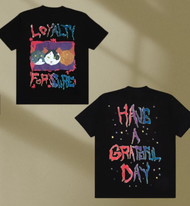 ..TWO FACE LOYALTY BLACK TEE S-5XL