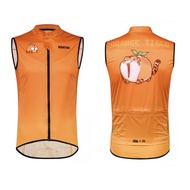 MONTON Cycling Gilet Mens Urban Orange Tiger
